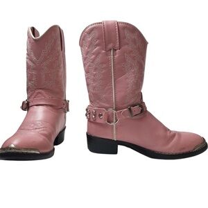 DURANGO Kids Rhinestone Pink Boots 12D